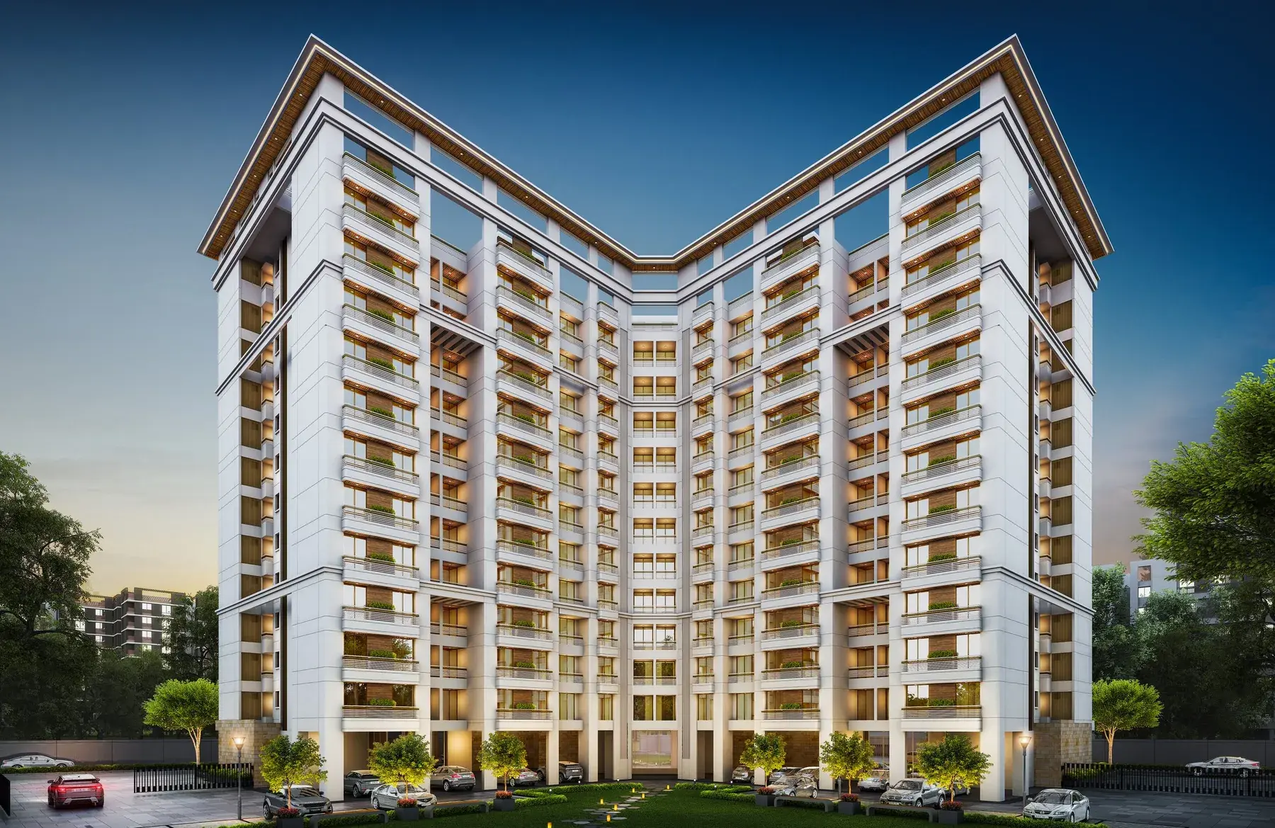 Rear elevation of Seven9 Imperia