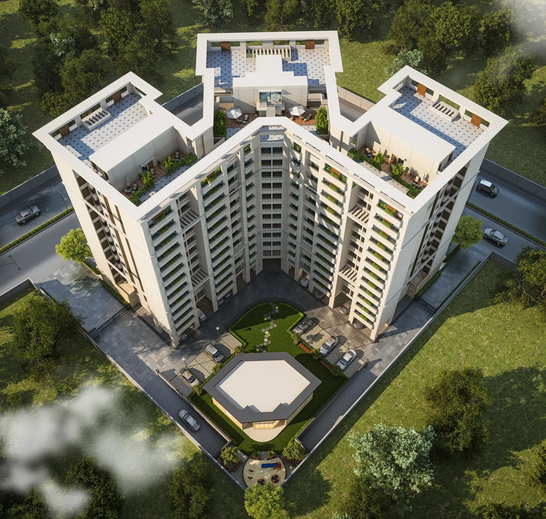 Aerial view of Seven9 Imperia